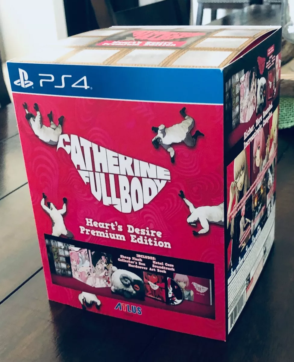 Catherine Full Body Heart Desire Premium Edition BOX ONLY W/ Sleeve NO GAME  PS4