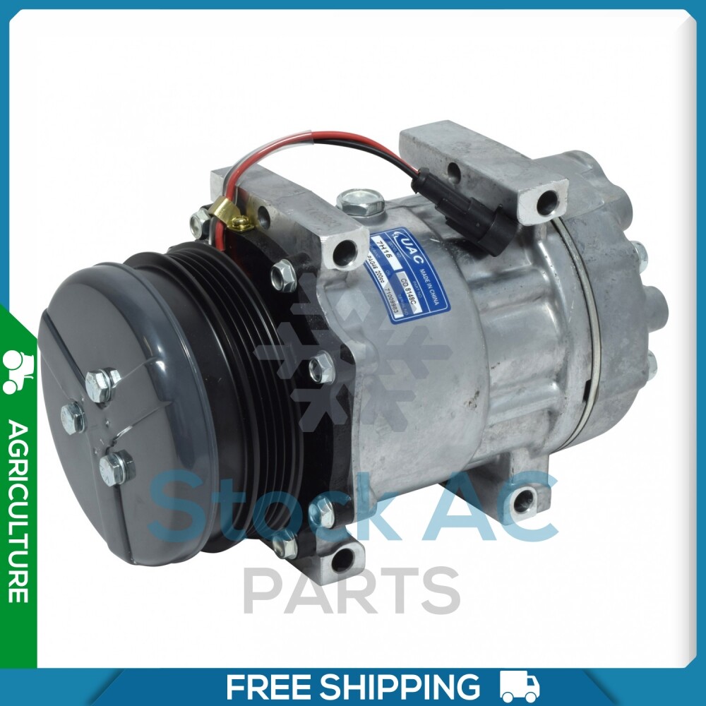 New A/C Compressor for FORD NEW HOLLAND TRACTOR - OE# 878029120 QU - Picture 1 of 8