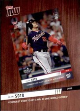 2020 Topps Best of Topps Now #BTN-1 Juan Soto Washington Nationals