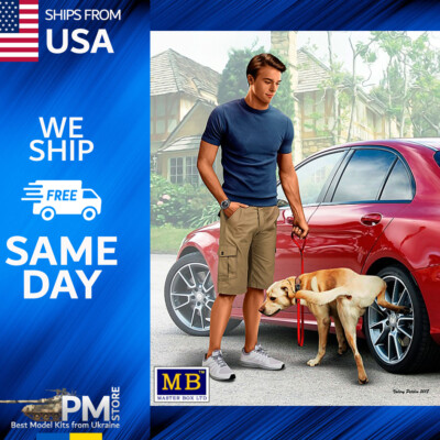Master Box 24049 Bart and Radley. What he really thinks of your car 1/24