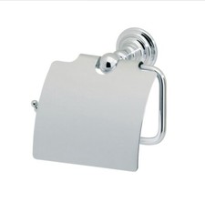 Valsan Kingston Toilet Roll Holder With Lid 66320CR Chrome
