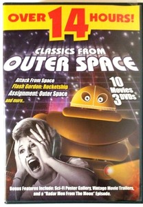 3 DVD set classics from outer space (10 movies) st. clair vision DVD (777966883595)