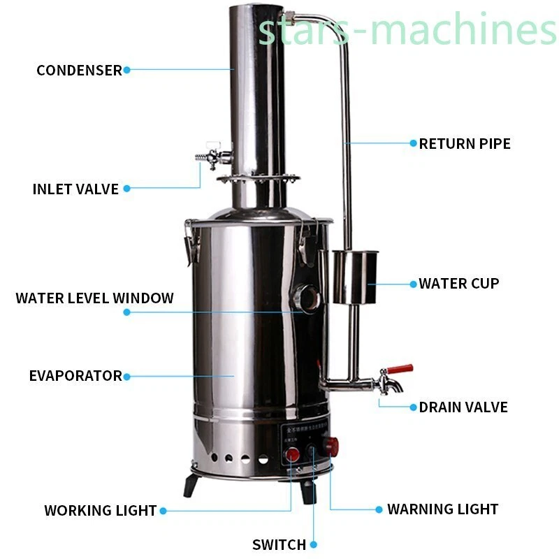 10L  Stainless Steel Electric Distilled Water Machine - Image 3 of 4
