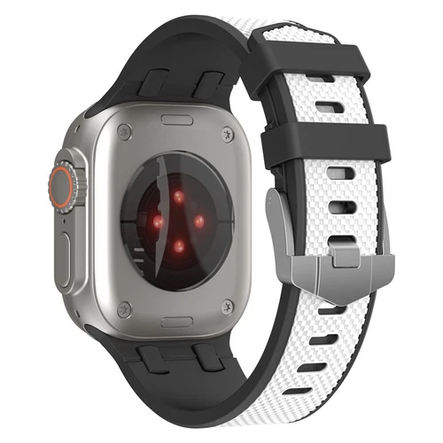 Rubber Sport Band Silicone Strap for Apple Watch 9 8 7 6 5 SE Ultra 2 44/45/49mm - Picture 17 of 40