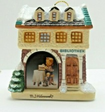 M.J. Hummel  Scholarly Thoughts  Illuminated Christmas House Ornament Lot 7