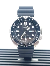 Seiko Prospex Sea Automatic Diver Black Silicone Strap Men's Watch SRPE93J1