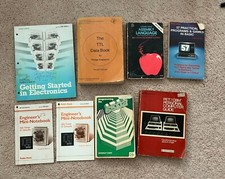 Lot of 8 Vintage Computer Programming  Electronics Books Commodore Basic 6502
