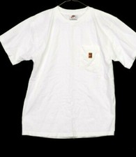 Vintage Nike T-Shirt M 90s Made in USA NIKE Logo White