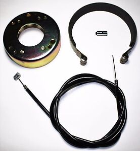 4/" Brake Band Drum Kit For Mini Bike Cable Pin Atv Quad Wheeler 5//16/" Hole