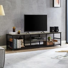 TV Stand Cabinet Entertainment Center Console Table Shelves for 50/55/65/70'' TV