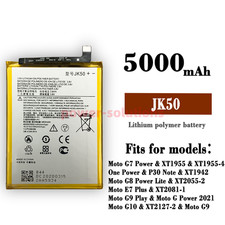 5000mAh High-capacity Battery JK50 For Motorola Moto G7 Power XT1955-4 one Power