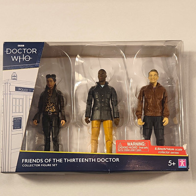 NIB Character Options Doctor Who Friends 13th Doctor Set Yaz Ryan Graham 2018