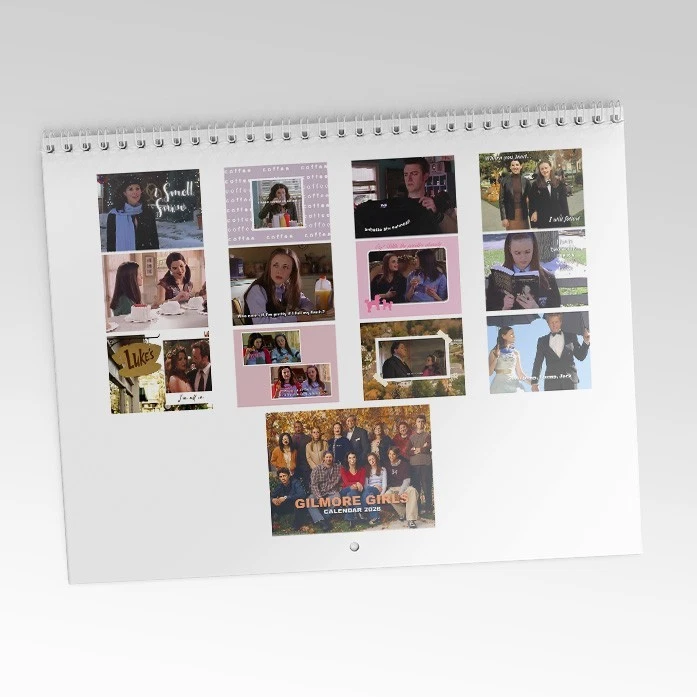Gilmore Girls 2026 Wall Calendar, Star Hollow Lukes Diner Home Office Planner