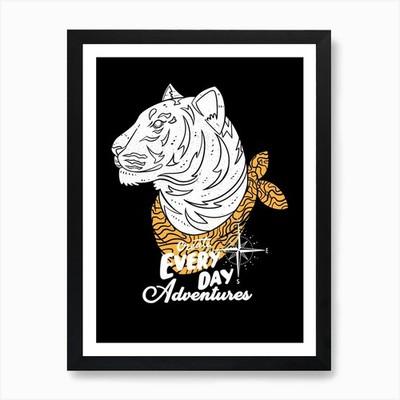 Create Everyday Adventure Kunstdruck gerahmtes Wandbild Poster Leinwanddruck Bild