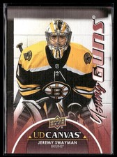2021-22 Upper Deck Series 1 Young Guns UD Canvas Jeremy  Swayman Rookie RC