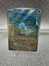 Pokemon TCG Squirtle 170/165 Scarlatto e Viola 151 Holo Illustrazione Carta Rara