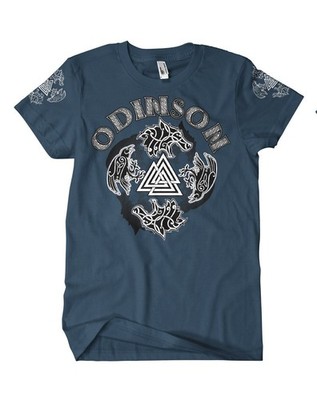 Odinson T-Shirt Denim Vikings Thor Valhalla Hugin Munin asgard Ragnar