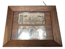 Twenty One Hundred Dollars Confederate United States America Currency Richmond