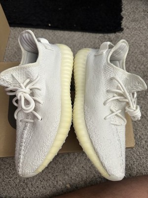 adidas Yeezy Boost 350 V2 Low Cream White / Triple White Bone - Size 9 US