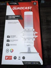 HyperX QuadCast S - USB Microphone White NEW SEALED
