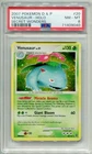 2007 POKEMON D&P SECRET WONDERS VENUSAUR LV. 51 #20/132 HOLO BLEED PSA 8 E3