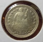 1854 Arrows Seated Liberty Half Dime Exact Coin Fast Shipping