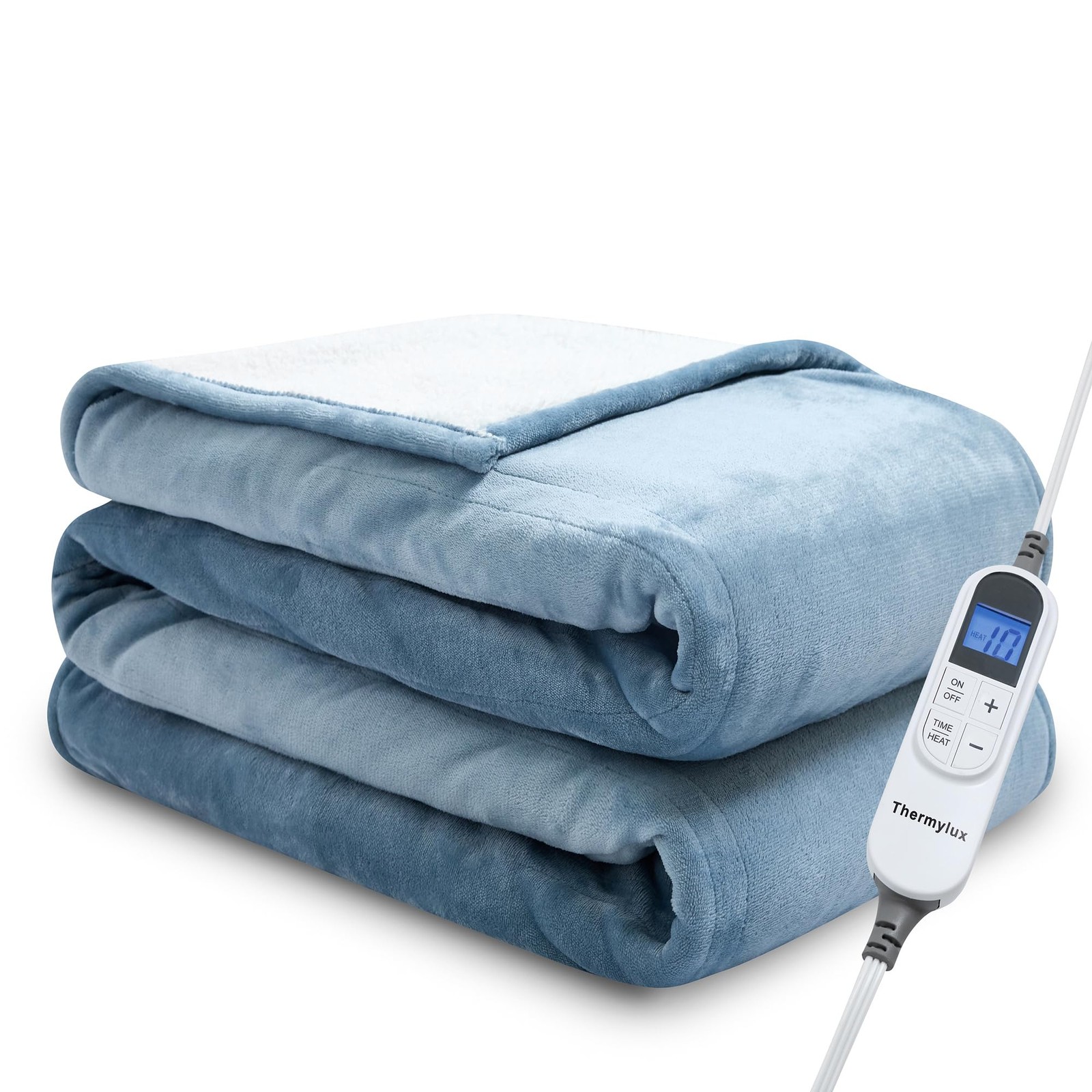 Thermylux Electric Blanket Full 72"x84" Heated 72*84in, Ligh