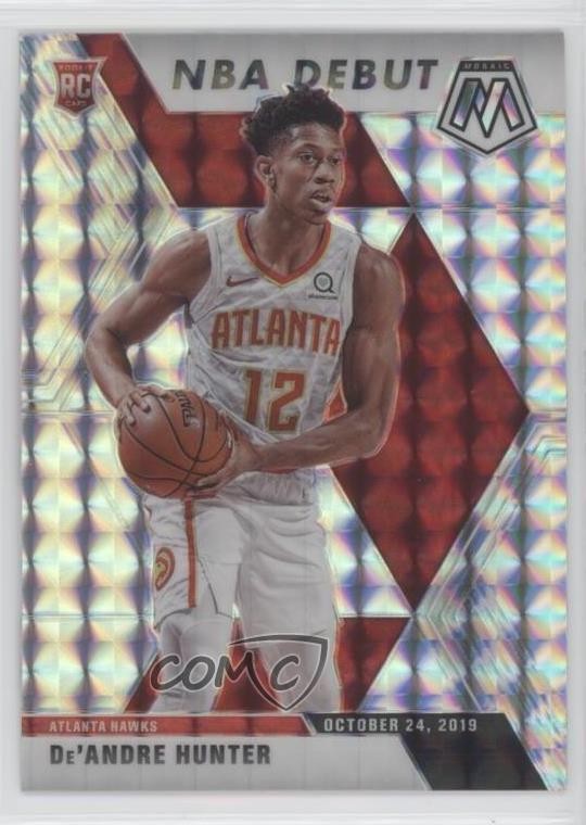 2019-20 Panini Mosaic NBA Debut Silver Mosaic Prizm De'Andre Hunter #266 04ag