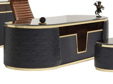 Luxus Schreibtisch Tische Holz Büro Tisch Arbeitstisch Chef Arbeitszimmer