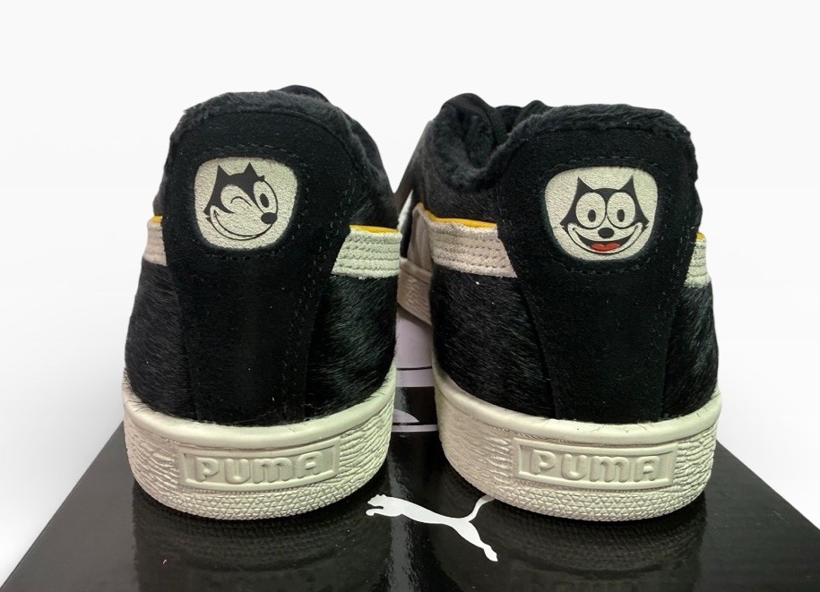 PUMA Suede Felix The Cat Sneaker Black Shoes 398798 01 RARE! Men's