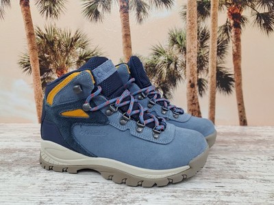 Columbia Newton Ridge Plus WP Blue Dusk Shoes Hiking Boots Women's Size 5 NEW
