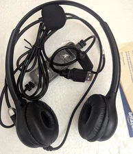 WANTEK | MODEL A602 |  CALL CENTER HEADSET | BLACK | NEW