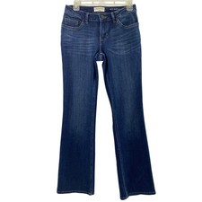 Lee Crafted Jeans Women 4 M Mid Rise Bootcut Dark Wash Denim Casual