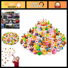 150 Rubber Duck Assortment - 2.3" Bath Toys for Kids, Party Favors  Birthdays
