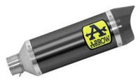 71930AKN - Auspufftopf Arrow Thunder Dark Carbon-Endkappe Yamaha MT-07 (21)