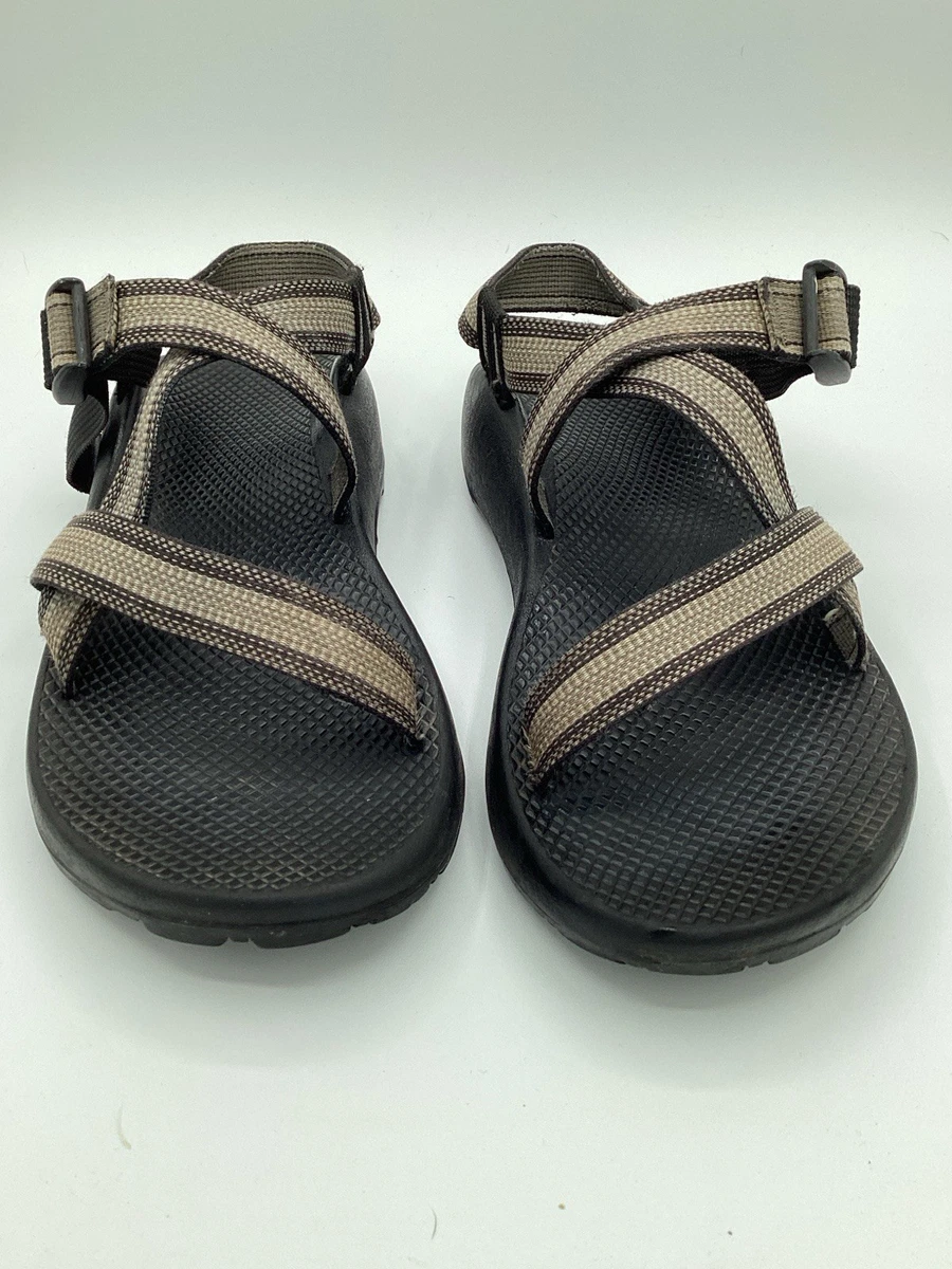 Chaco Z1 VibramMens Sandals Hiking Sport Sandal Sz US 10 Adjustable Brown Straps Chaco Z/1 Sandals Mens Size 10 Black Brown Vibram Hiking  main image 3