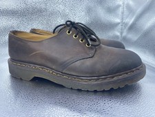 Vintage Dr Martens Shoes 1561 Brown Leather Oxford Made In England Men  s US 10