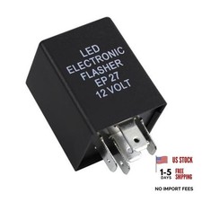 5 Pin Flasher Relay for LED Turn Signal, FL27 EP27 LED Flasher Relay for Fix