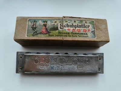 Vintage Tremolo Mundharmonika Hohner Schuhplattler