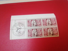 1966 TIMBRE FRANCE NEUF  ** N° 1487 ** FONTENELLE PAIRE + CACHET 1ER JOUR