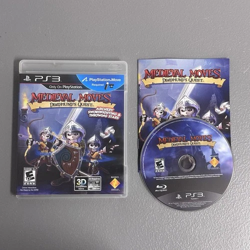 MEDIEVAL MOVES Deadmund's Quest PS3 PlayStation 3 Complete PlayStation Move