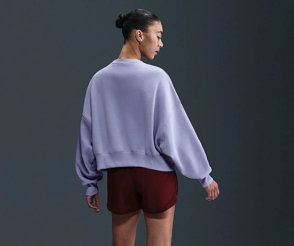 Mujer Nike Pheonix Vellón Talla Grande Cuello Redondo Mujer Mediano. Nuevo con etiquetas Foto 3 de 3