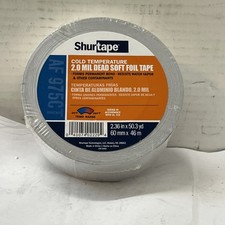 Shurtape 2.36  X 50.3 Yd Silver Cold Temp Aluminum Foil Tape, AF 975CT