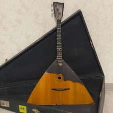 Vintage Consert Balalaika Prima Handcrafted by Druzhkov V.I. 1977 Soviet Era.