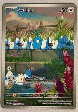 Swablu 213/182 - Illustration Rare - Pokemon Paradox Rift - NM on eBay