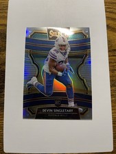 2019 Panini Select DEVIN SINGLETARY Concourse Level Rookie RC #26 - SILVER PRIZM