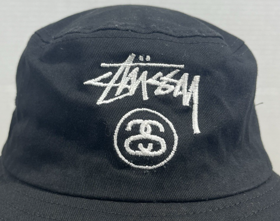 Haru　STÜSSY ブラック キャップ CAPZ Stussy Capz Black Spellout Bucket Hat S/M | eBay