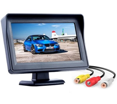 4.3 inch Color TFT LCD Display Screen Backup Camera Monitor only Rear View Re...