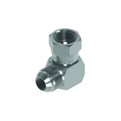 Jic Stecker X Drehbar Buchse 90° Kompakt Ellbogen Alle Größen Hydraulik Adapter