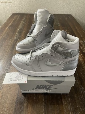 Nike Air Jordan 1 MID シルバー DC1788-029 美品 Nike Air Jordan 1 Retro High OG Co.JP Tokyo Silver DC1788-029